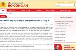 Khởi tố thêm 2 đối tượng liên quan Vũ 'nhôm' trong vụ án tại NH Đông Á