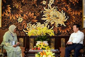 Bộ trưởng TN&MT tiếp và làm việc với Phó Tổng Thư ký Liên hợp quốc