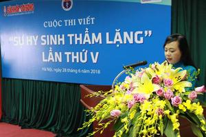 Phát động cuộc thi viết "Sự hy sinh thầm lặng lần thứ V"