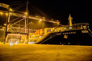 Cảng SSIT đón tàu container 5000 TEUs đầu tiên