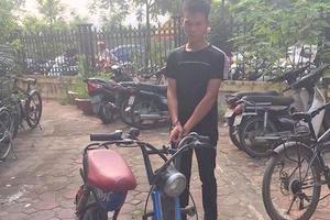 Đạo chích xe đạp điện bị bắt gọn ngay sau khi gây án hàng loạt