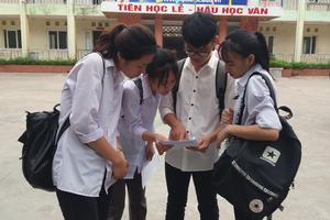 Hơn 340 nghìn thí sinh kết thúc bài thi tổ hợp 