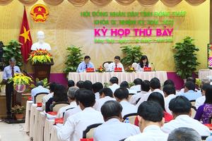 Khai mạc kỳ họp thứ 7 HĐND tỉnh Đồng Tháp khóa IX