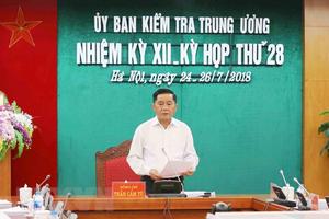 Đề nghị thi hành kỷ luật Thứ trưởng Bộ Công an Bùi Văn Thành