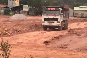 Xử phạt doanh nghiệp khai thác đất vượt phép