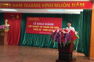 Khai giảng lớp Nghiệp vụ thanh tra viên khóa 6 