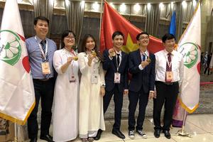 Việt Nam đoạt 3 Huy chương Vàng Olympic Sinh học quốc tế