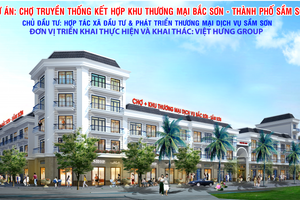 Xây dựng chợ kết hợp trung tâm thương mại ở Sầm Sơn