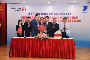 VNPT hợp tác toàn diện với Maritime Bank