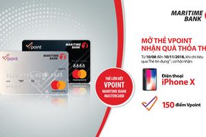 Ra mắt thẻ liên kết Vpoint -  Maritime Bank  với mức tích điểm cao nhất thị trường 