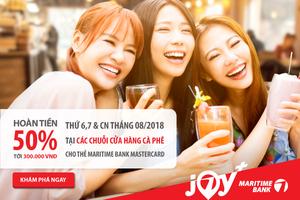 Mừng sinh nhật 27 tuổi, Maritime Bank hoàn tiền đến 300.000 đồng 