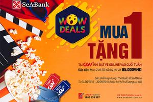 Seabank triển khai chương trình “WOW DEALS! mua sắm bất tận" dịp cuối hè 