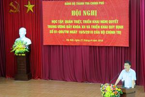 Thanh tra Chính phủ học tập, đưa nghị quyết Trung ương 7 vào cuộc sống
