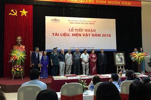 Tiếp nhận nhiều tài liệu, hiện vật gốc về Chủ tịch Hồ Chí Minh