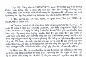 Bắc Ninh: Để xảy ra khiếu kiện vượt cấp, chủ tịch cấp huyện sẽ phải chịu trách nhiệm!