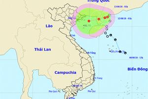 Áp thấp nhiệt đới gây gió giật cấp 9 và có khả năng mạnh thêm