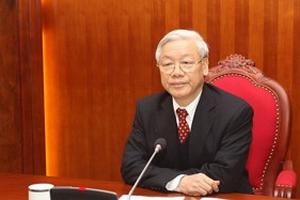 Tổng Bí thư Nguyễn Phú Trọng gửi điện mừng tới Đảng Nhân dân Campuchia
