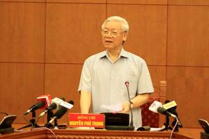 Tổng Bí thư: Tham nhũng đang từng bước được kiềm chế