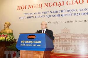 Tổng Bí thư Nguyễn Phú Trọng dự khai mạc Hội nghị Ngoại giao lần 30