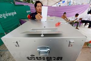 Campuchia công bố kết quả tạm thời cuộc bầu cử Quốc hội