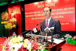 Chủ tịch nước: Nhân dân - Cội nguồn sức mạnh bảo vệ an ninh, trật tự