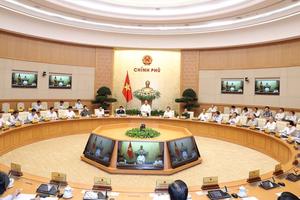 Thủ tướng chủ trì họp Chính phủ chuyên đề xây dựng thể chế