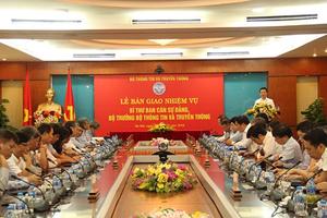 Bàn giao nhiệm vụ Bí thư Ban Cán sự Đảng, Bộ trưởng Bộ TT&TT