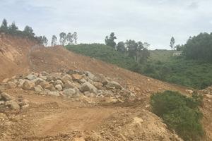 Hồ chứa nước Trà Cân vẫn an toàn