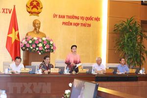 Khai mạc Phiên họp thứ 26 của Ủy ban Thường vụ Quốc hội