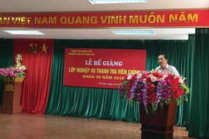 Bế giảng lớp thanh tra viên chính K8