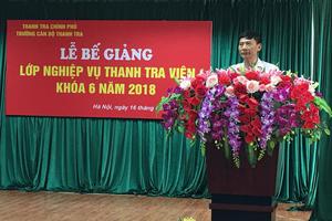 Bế giảng lớp thanh tra viên K6