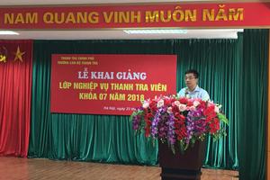 Khai giảng lớp thanh tra viên K7