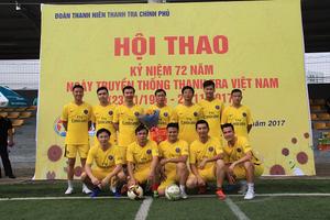 Thanh tra Chính phủ tranh tài cùng 15 đội bóng