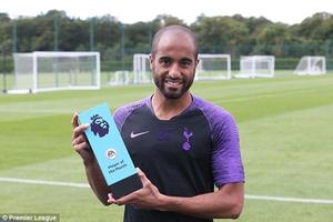 Lucas Moura xuất sắc nhất tháng 8 tại Ngoại hạng Anh