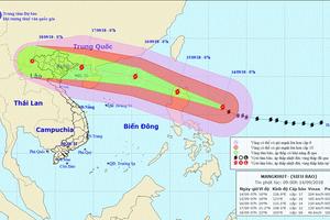 Hoàn lưu bão Mangkhut gây mưa rất to cho Bắc Bộ, Bắc Trung Bộ từ 17/9