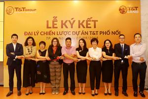 Cái bắt tay "Win - Win" giữa T&T Land và 5 đại lý phân phối dự án T&T Phố Nối