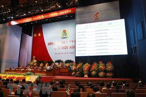 Bầu 161 người vào BCH Tổng Liên đoàn Lao động Việt Nam khóa XII