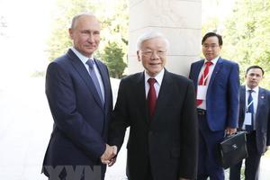 Tổng Bí thư Nguyễn Phú Trọng hội đàm với Tổng thống Nga Vladimir Putin