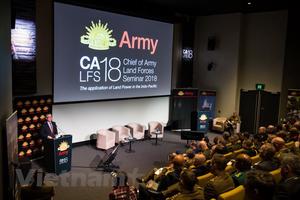 Việt Nam tham dự Triển lãm thiết bị lục quân quốc tế tại Australia