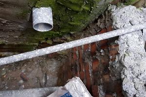 Làm rõ vụ xây trụ ngăn rãnh thoát nước chung