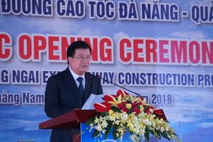 Cao tốc Đà Nẵng - Quảng Ngãi chỉ còn 1 giờ 30 phút