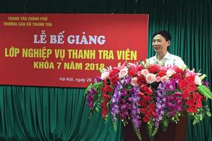 Bế giảng lớp thanh tra viên K7