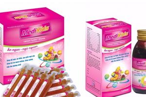 Thu hồi thực phẩm bảo vệ sức khỏe Medikids