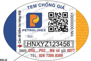 Gas Petrolimex áp dụng tem chống giả 3 công nghệ 
