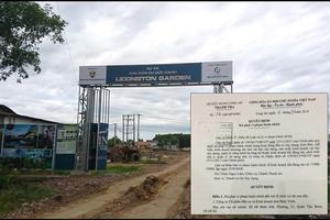 Dự án Lexington Garden (Long An): Nhiều sai phạm vẫn chưa được xử lý 