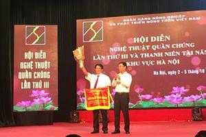 Hội diễn Nghệ thuật quần chúng Agribank và Thanh niên Tài năng Khu vực Hà Nội thành công tốt đẹp