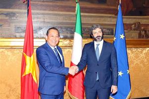 Phó Thủ tướng Trương Hòa Bình đề nghị Italy sớm phê chuẩn EVFTA