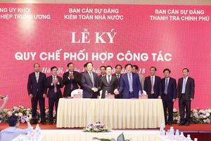 3 cơ quan ký quy chế phối hợp tránh thanh tra, kiểm toán chồng chéo, gây khó doanh nghiệp