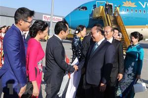 Thủ tướng Nguyễn Xuân Phúc đến Vienna, bắt đầu thăm chính thức Áo