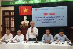 400 đại biểu tham dự Đại hội người Công giáo xây dựng, bảo vệ Tổ quốc